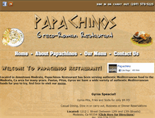 Tablet Screenshot of mypapachinos.com